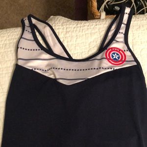 Captain America workout tank